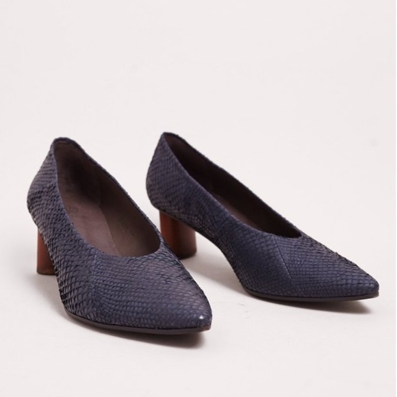 NEW COCLICO Wumo salmon skin pitch marino low heel - Picture 4 of 12